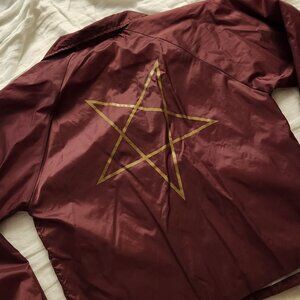 Thrasher Magazine Pentagram Coaches Jacket, Skateboard Windbreaker - Size Medium